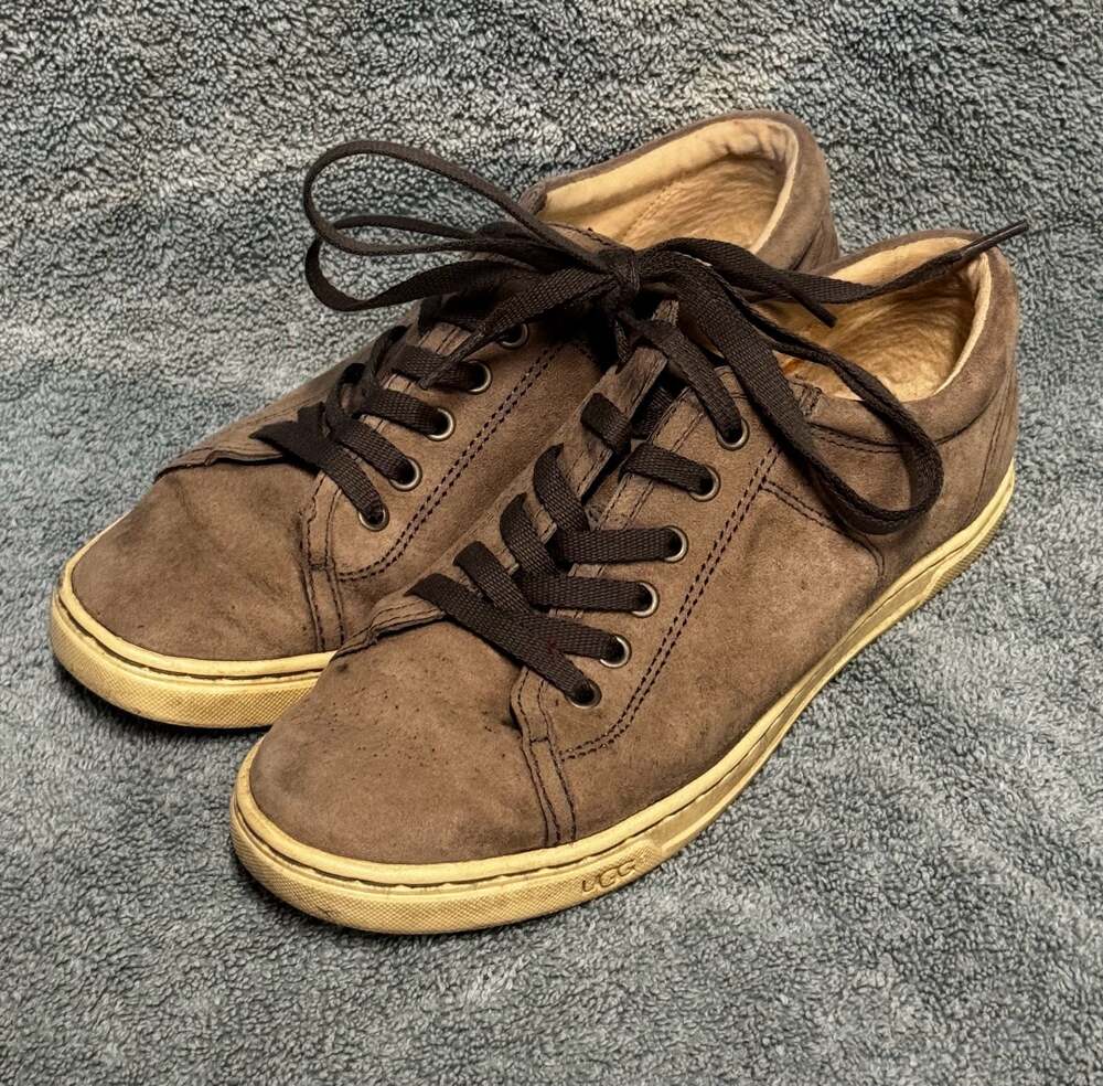 UGG Tomi Suede Sneaker Shoes Brown